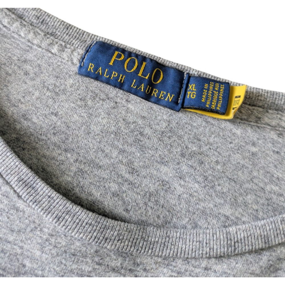Polo Ralph Lauren Gray Sportsman Long Sleeve T Shirt Size XL Terrain Outdoor - Picture 3 of 7